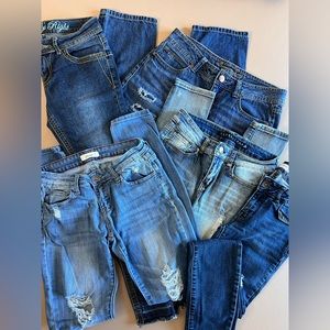 Lot of Distressed Denim Jeans Size 3